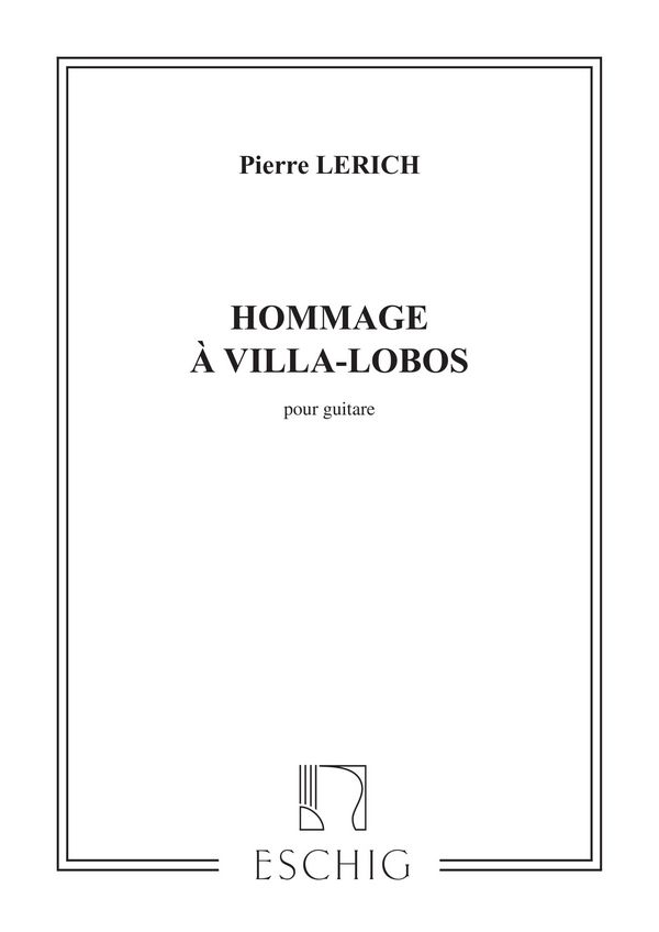 Hommage à Villa-Lobos pour guitare    