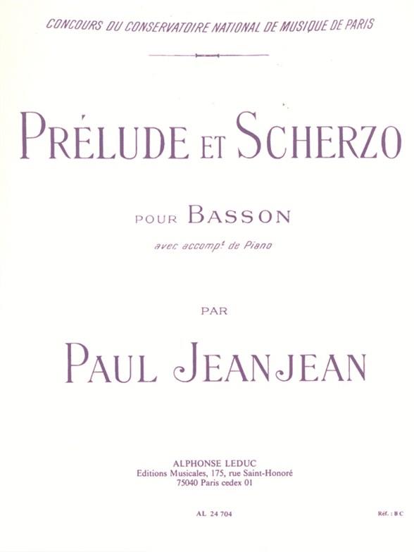 Prélude et Scherzo  pour basson et piano  