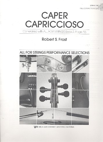 Caper Capriccioso for string orchestra&nbsp;&nbsp;score&nbsp;&nbsp;