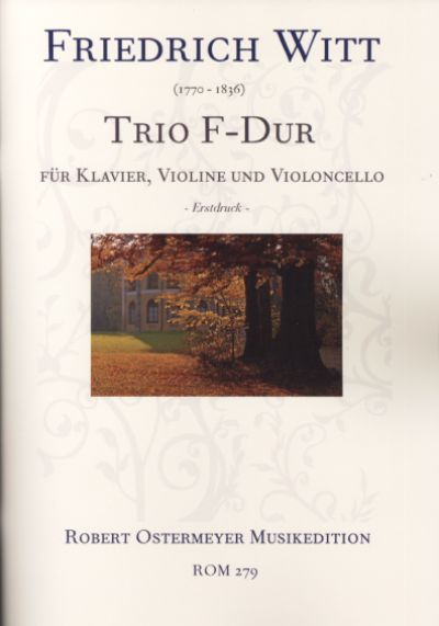 Trio F-Dur für Violine, Violoncello  und Klavier  Stimmen