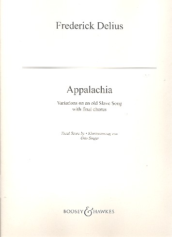 Appalachia  für Bariton, gemischter Chor (SATB) und Orchester  Klavierauszug