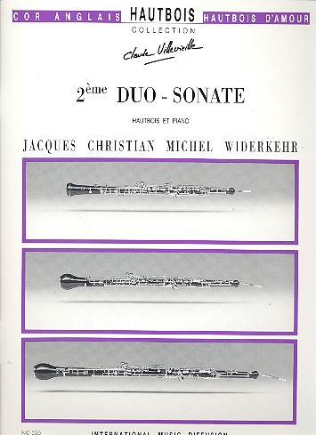 Duo-Sonate no.2  pour hautbois et piano  