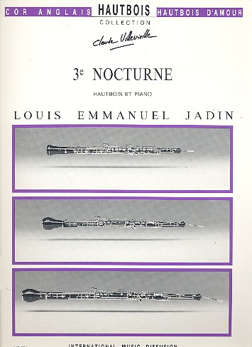 Nocturne no.3 pour hautbois et piano    