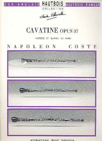 Cavatine op.37  pour hautbois et guitare (piano)  