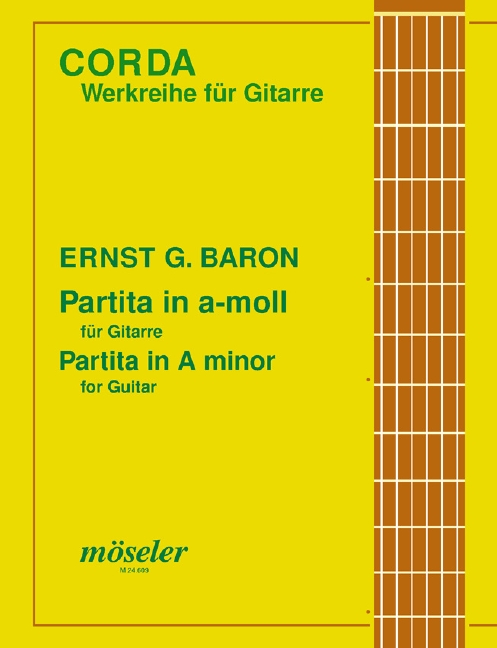 Partita a-Moll&nbsp;&nbsp;für Gitarre&nbsp;&nbsp;