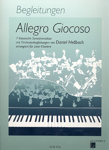 Allegro giocoso  für 2 Klaviere  Spielpartitur
