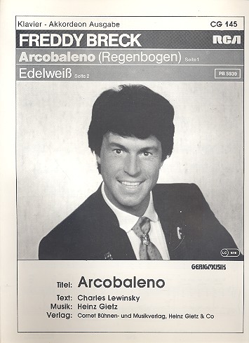 Arcobaleno: Einzelausgabe  Gesang und Klavier  