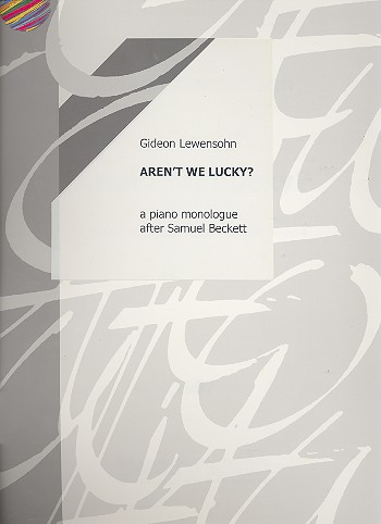 Aren't we lucky  for piano  