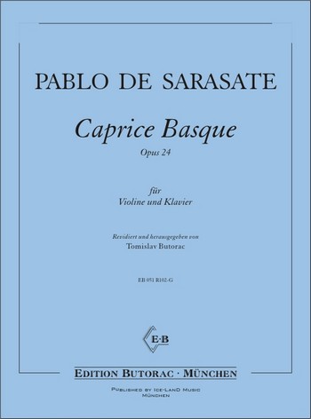 Caprice basque op.24  für Violine und Klavier  