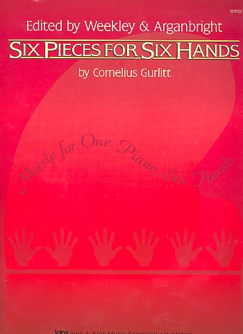 Six Pieces &nbsp;&nbsp;for piano 6 hands&nbsp;&nbsp;score