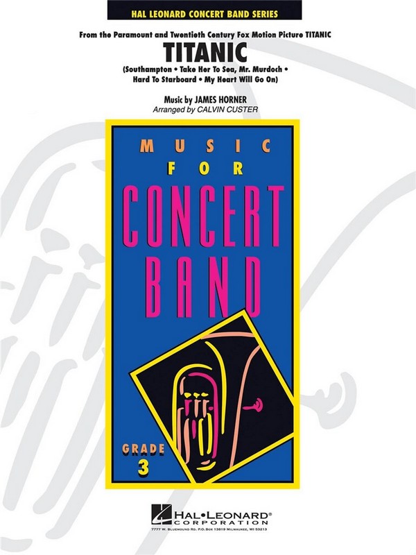 Titanic (Medley): for concert band  score and parts  
