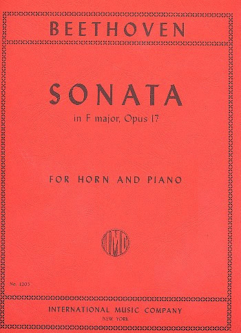 Sonate F major op.17&nbsp;&nbsp;for horn and piano&nbsp;&nbsp;