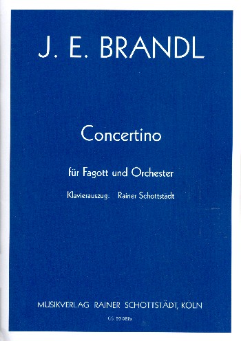 Concertino F-Dur für Fagott und Orchester  für Fagott und Klavier  