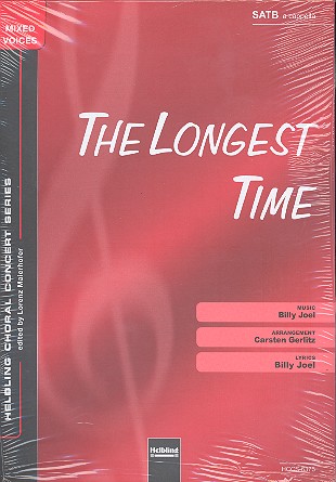 The longest Time für gem Chor a cappella&nbsp;&nbsp;Partitur&nbsp;&nbsp;