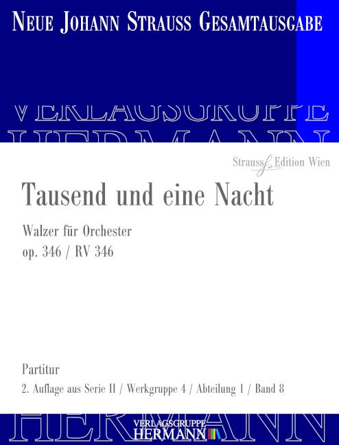 Tausend und eine Nacht op.346&nbsp;&nbsp;für Orchester&nbsp;&nbsp;Partitur