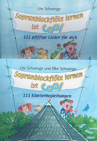 Sopranblockflöte lernen ist cool Set&nbsp;&nbsp;(Schule +Klavierbegleitung)&nbsp;&nbsp;