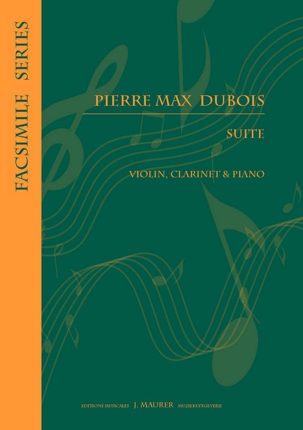 Suite  pour violon, clarinette et piano  partition et parties