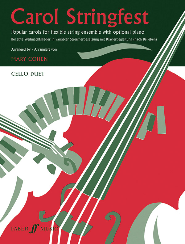 Carol stringfest for flexible string ensemble&nbsp;&nbsp;cello duet score&nbsp;&nbsp;