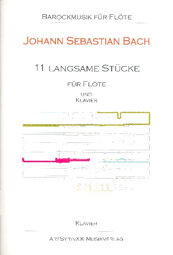 11 langsame Stücke  für Flöte und Klavier  Klavierbegleitung