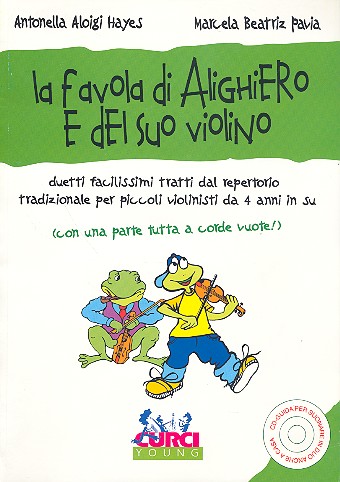 La favola di Alighiero e del suo violino  per 2 violini  partitura