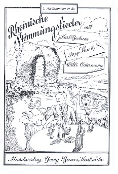 Rheinische Stimmungslieder:&nbsp;&nbsp;für Blasorchester&nbsp;&nbsp;Altsaxophon 1