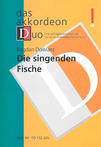 Die singenden Fische  für 2 Akkordeons  Spielpartitur