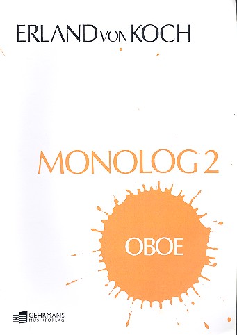 Monolog 2 für Oboe&nbsp;&nbsp;&nbsp;&nbsp;