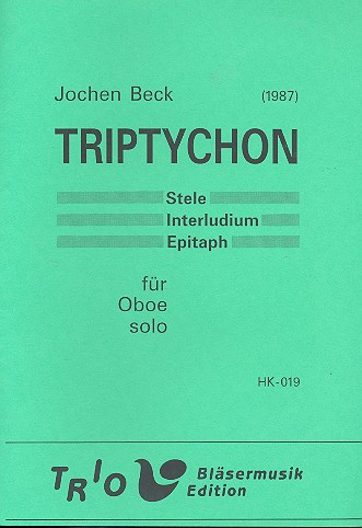 Triptychon für Oboe&nbsp;&nbsp;&nbsp;&nbsp;