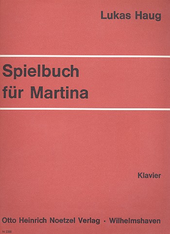 Spielbuch für Martina  für Klavier  