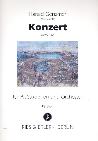 Konzert GeWV153 für Altsaxophon  und Orchester  Partitur