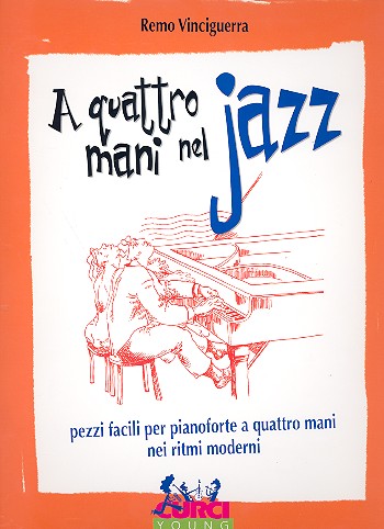 A 4 mani nel Jazz: per pianoforte a 4 mani  partitura  