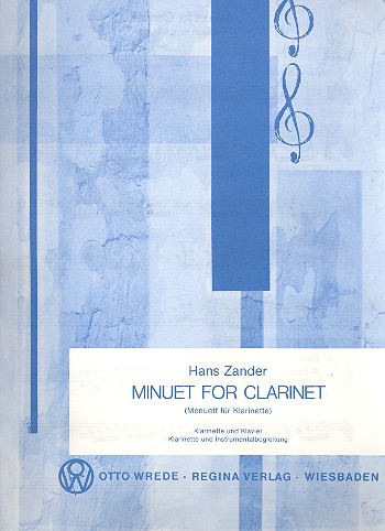 Minuet for clarinet and piano    
