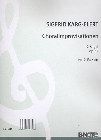 66 Choralimprovisationen op.65 Band 2  für Orgel  