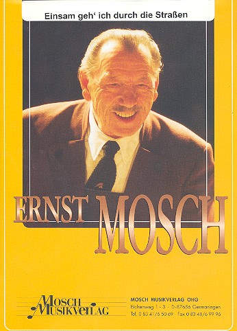 Einsam geh ich durch die Strassen&nbsp;&nbsp;für Blasorchester&nbsp;&nbsp;Partitur und Stimmen