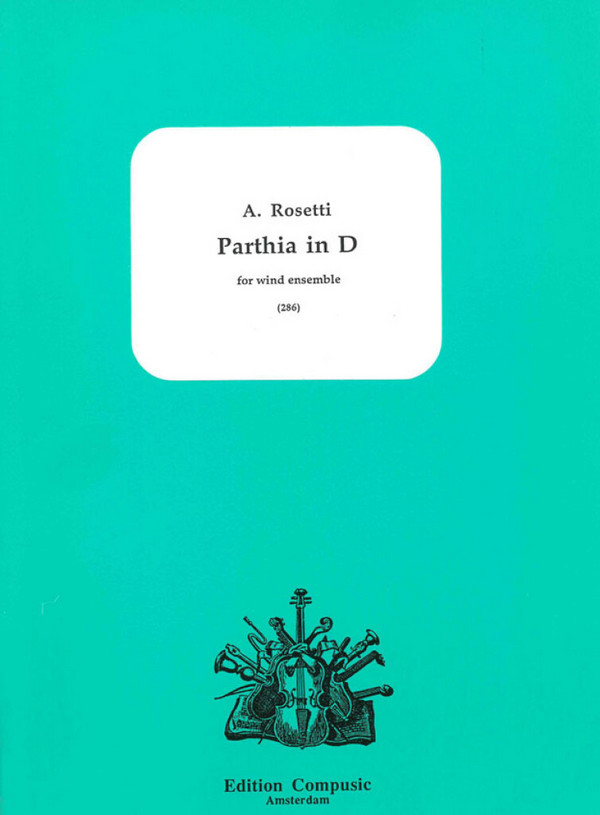 Parthia in D for wind ensemble  score and parts  