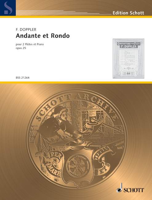 Andante et Rondo op. 25  für 2 Flöten und Klavier  