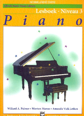 Alfred's basic Piano Library - Lesboek niveau 3  voor piano (nl)  