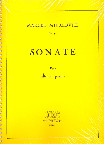 Sonate op.47 pour alto et piano&nbsp;&nbsp;&nbsp;&nbsp;