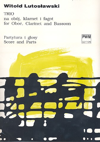 Trio für Oboe, Klarinette und Fagott&nbsp;&nbsp;Partitur und Stimmen&nbsp;&nbsp;