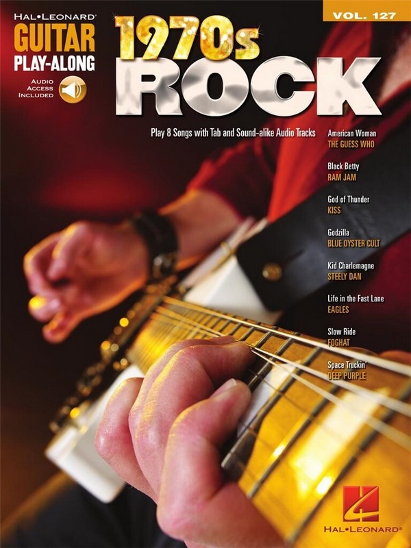 1970s Rock (+CD): guitar playalong vol.127  songbook vocal/guitar/tab  