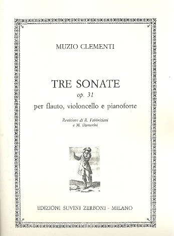 3 Sonate op.31  per flauto, violoncello et pianoforte  parti