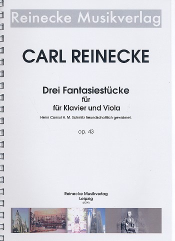 3 Fantasiestücke op.43  für Viola und Klavier  
