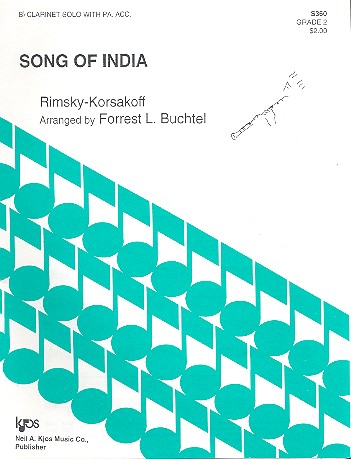 Song of India für Klarinette und Klavier&nbsp;&nbsp;&nbsp;&nbsp;
