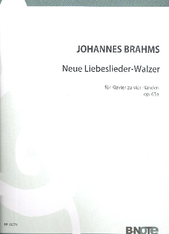 Neue Liebesliederwalzer op.65a&nbsp;&nbsp;für Klavier zu 4 Händen&nbsp;&nbsp;Spielpartitur