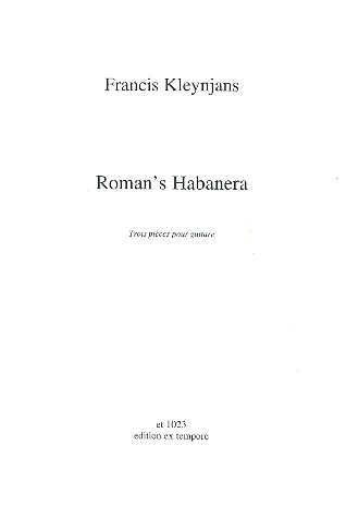 Roman's Habanera   pour guitare  