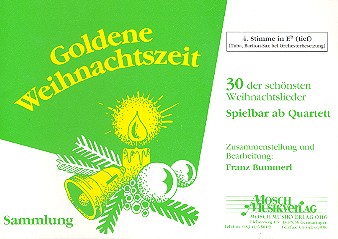 Goldene Weihnachtszeit&nbsp;&nbsp;für Blasorchester&nbsp;&nbsp;4. Stimme in Es (tief) (Tuba, Bariton-Sax bei Orchesterbesetzung)