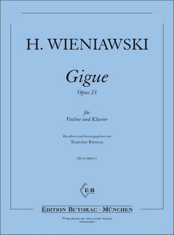 Gigue op.23  für Violine und Klavier  
