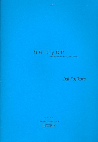 Halycon für Klarinette, Violine, Viola  und Violoncello  Partitur