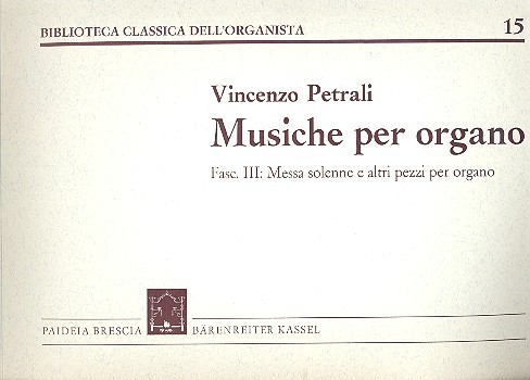 Musiche per organo vol.3    