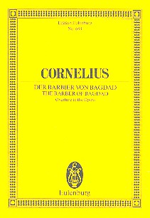 Der barbier von Bagdad - Ouvertüre  für Orchester  Studienpartitur